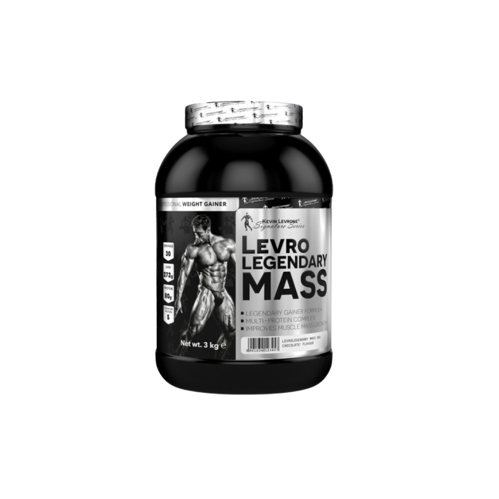 Kevin Levrone Levro Legendary Mass 3kg Vanilla High Calorie Muscle Gainer