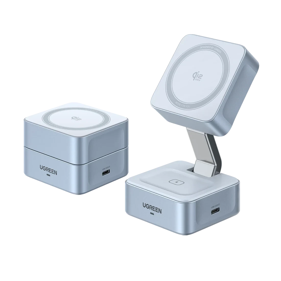 UGREEN MagFlow 2-in-1 Magnetic Wireless Charger 25W