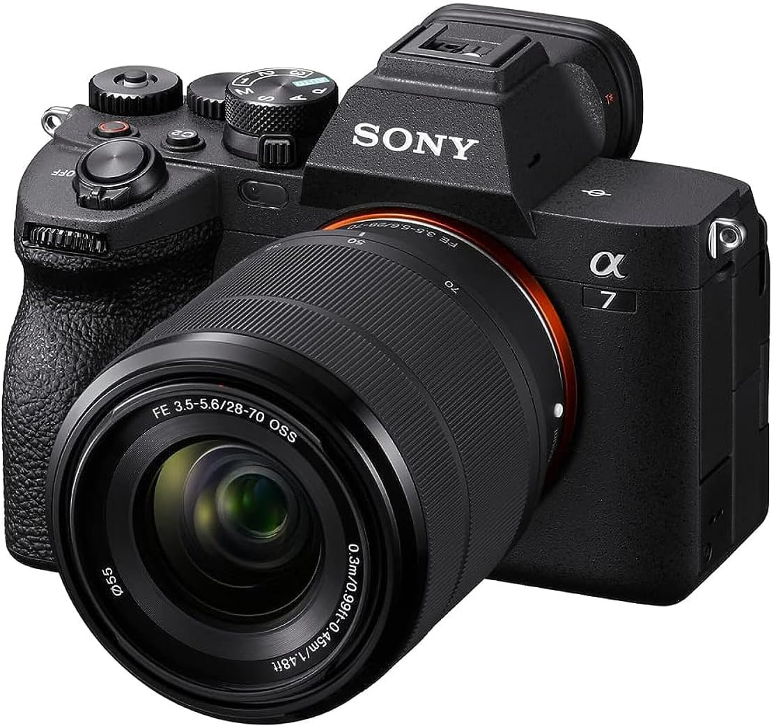 Sony Alpha 7 IV Full-Frame Mirrorless Interchangeable Lens Camera, 33 Mega Pixel Full-Frame Back-Illuminated