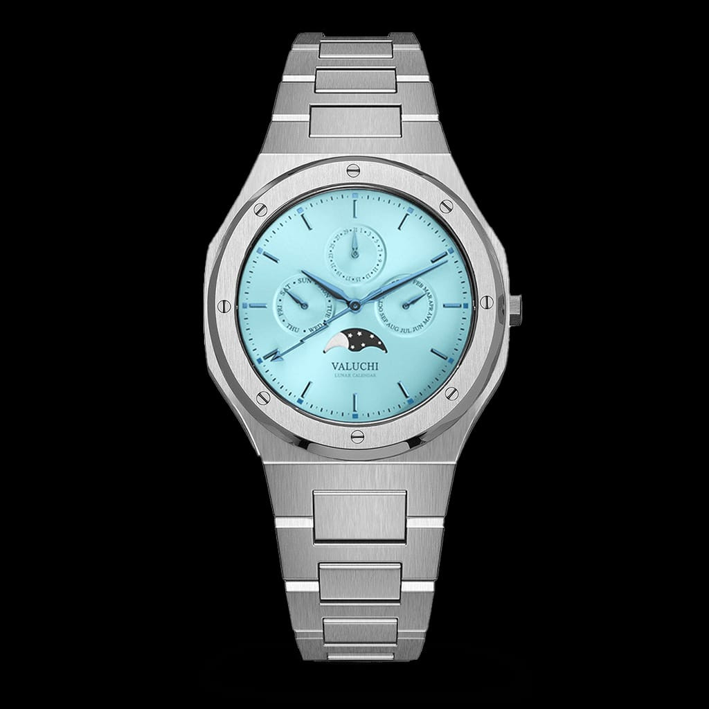 Valuchi Silver Tiffany – Limited Edition Chronograph 40 mm Men’s Watch