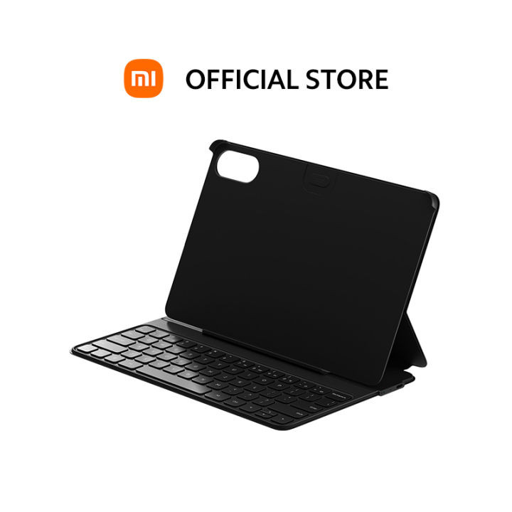 Xiaomi Redmi Pad Pro Keyboard in black comes with a magnetic wireless connection for easy pairing.