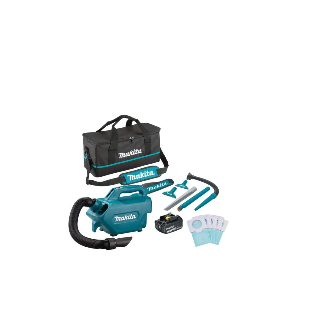 Makita Battery-Powered Vacuum Cleaner/Blower, DCL184RF (18 V, 550 ml, With Battery & Charger)