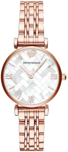 Emporio Armani Women's 32mm Steel Bracelet and Case Quartz Analog Watch AR11110.