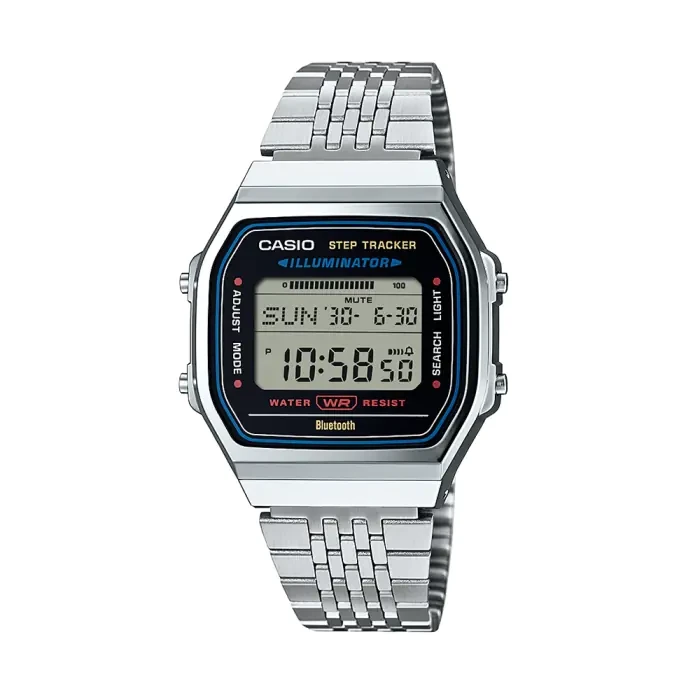 CASIO Smartphone Link Digital Vintage Step Tracker Watch ABL-100WE-1ADF