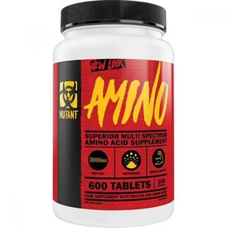 Mutant Amino – Advanced Amino Acid Complex for Muscle Recovery & Growth( 600 Tablets)