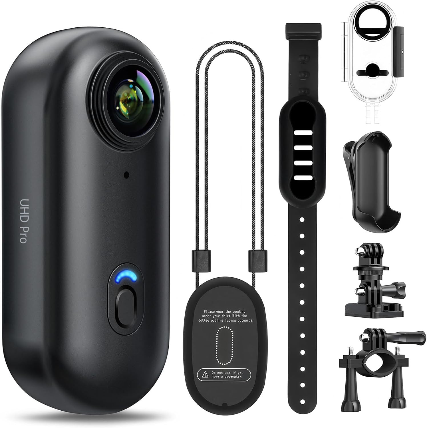 4k Action Camera,Mini Vlogging Camera,Small Body Camera with IPX7 Waterproof,Underwater