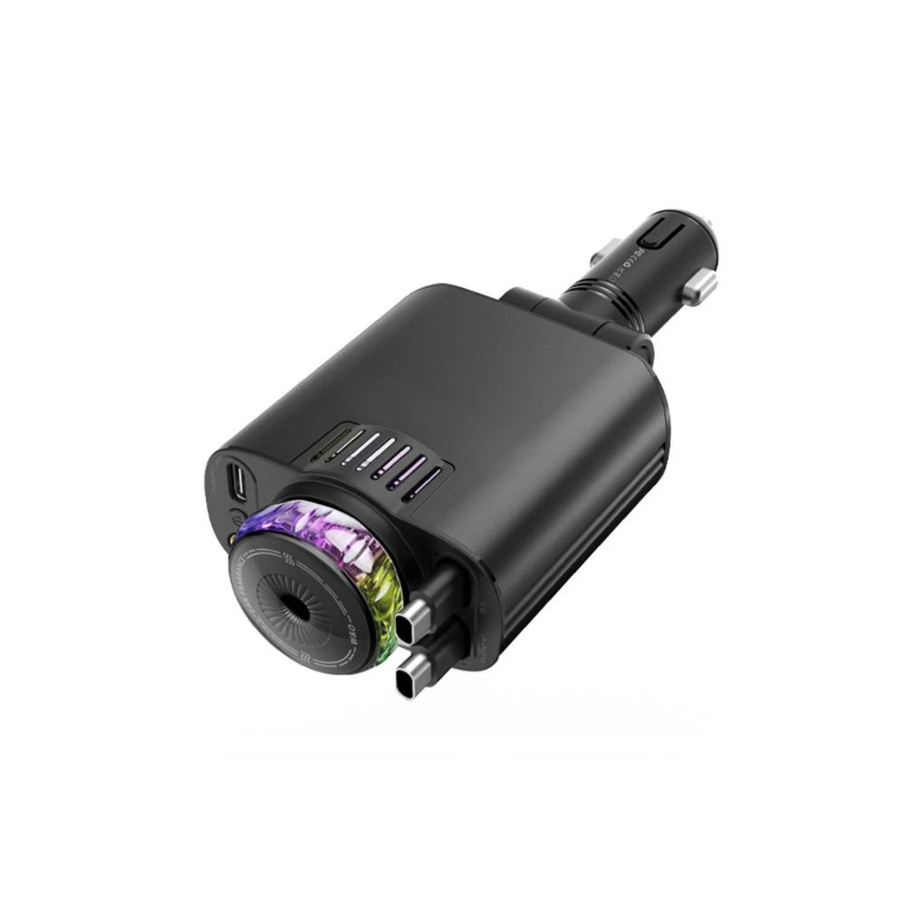 5 in 1 Starlight Car Charger with Perfume Diffuser and RGB Light