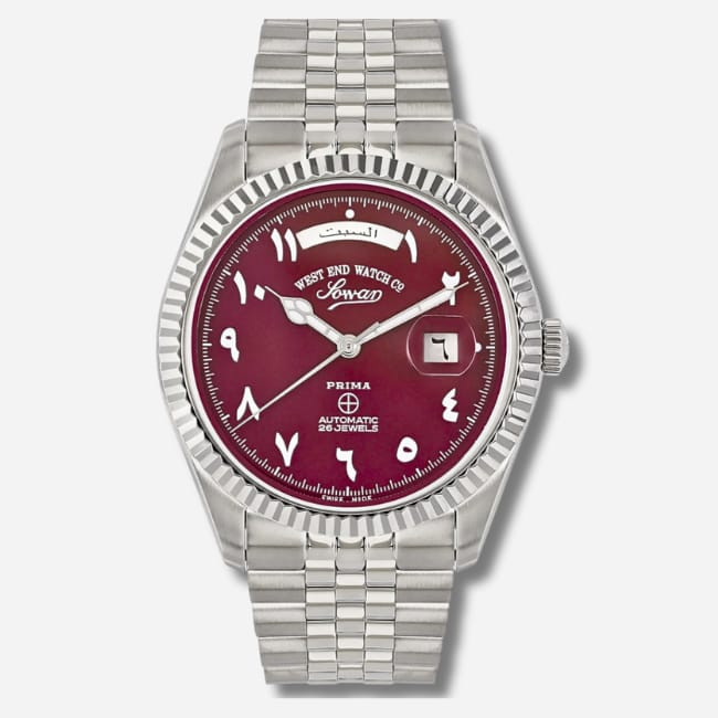 West End Maroon Classic Arabic Dial Automatic Men's Watch 41mm