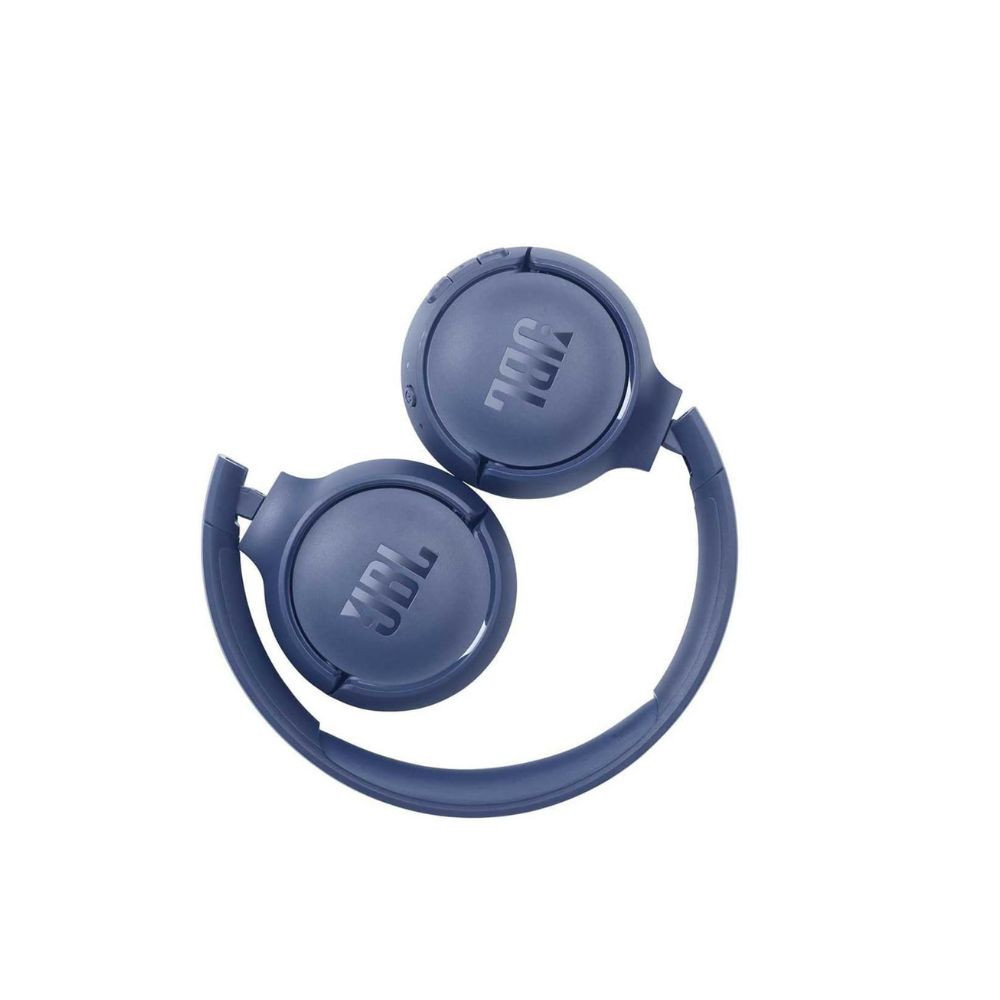 Tune 720Bt Wireless Over Ear Headphones Pure Bass Sound 76H Battery Hands Free Call Plus Voice Aware Multi Point Connection Lightweight And Foldable Detachable Audio Cable Blue