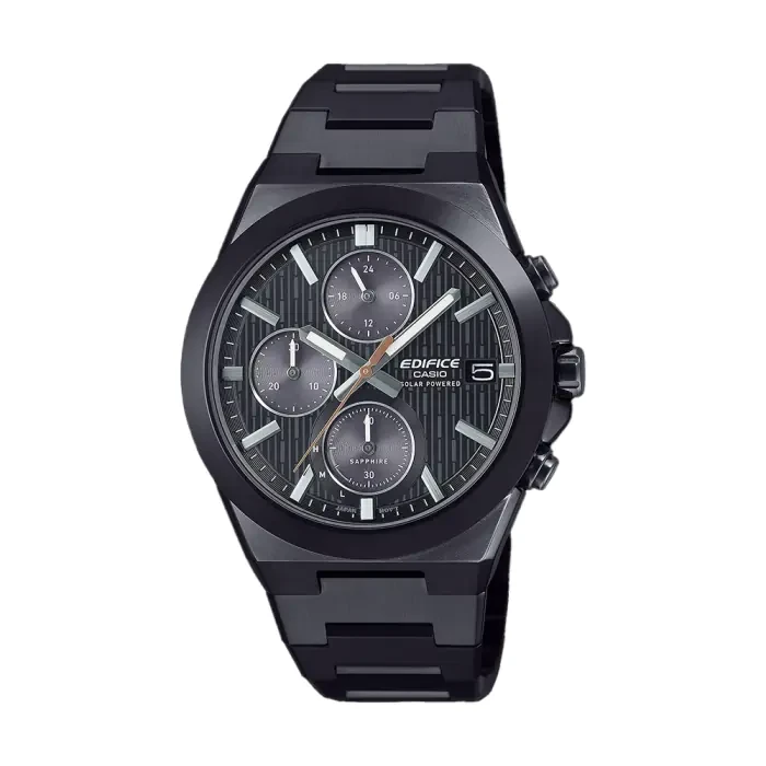 Edifice Solar Powered Chronograph Analog Black Men Watch EFS-S650DC-1ADF