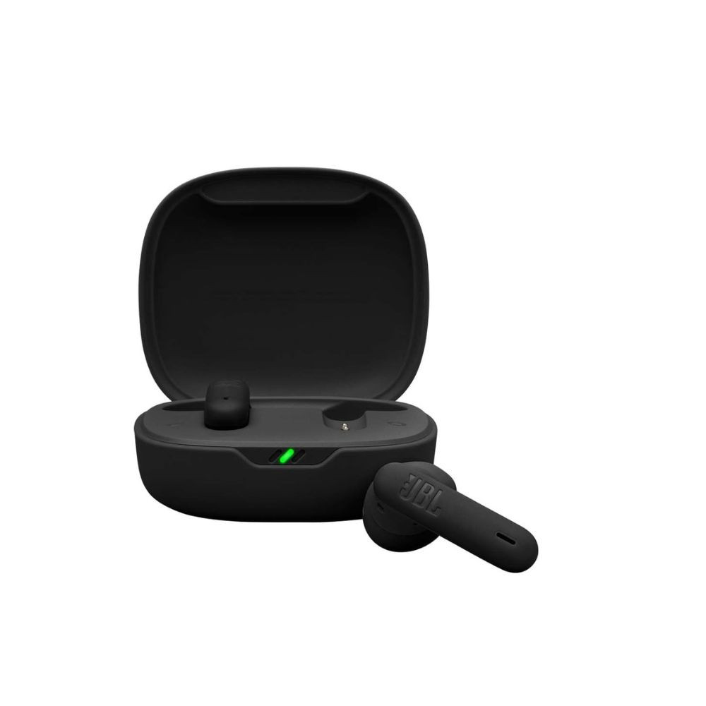 Wave Beam True Wireless Earbuds, Deep Bass, High-Quality Audio, Comfort Fit, 32H Battery, Smart Ambient, TalkThru, Hands-Free + VoiceAware, Water And Dust Resistant Black