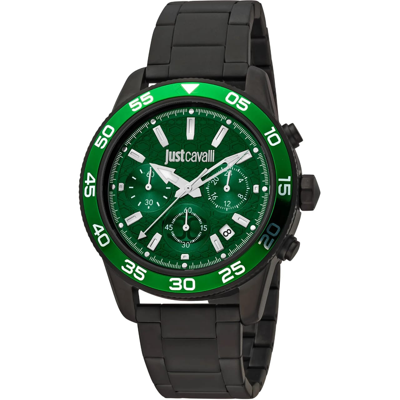 Jusr Cavalli Young Chrono JC1G243M0075 Men's Stainless Steel Watch Jusr Cavalli Young Chrono