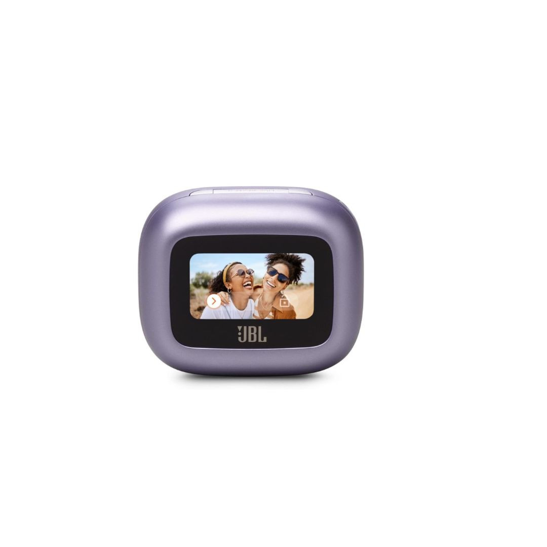 Live Beam 3 True Wireless Noise Cancelling Closed-Stick Earbuds Purple