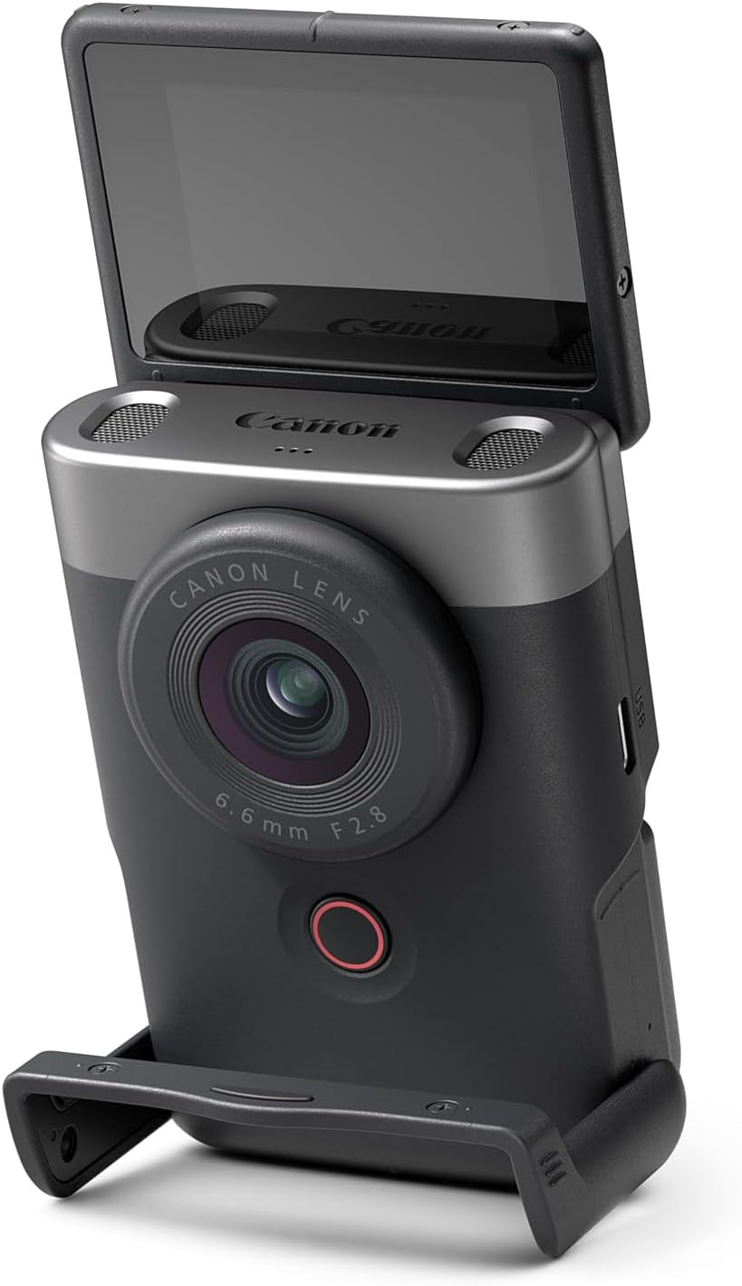 Canon PowerShot V10 Video Camera Advanced Vlogging Kit|1.0 -inch type CMOS|4K UHD Video|Wide Angle