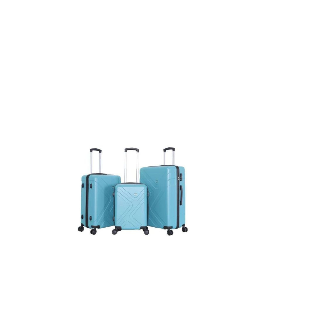 VIPTOUR Luggage Bag 3PCS Set 20/24/28-Inch ABS Hard side with Lockable 360° Rotating Wheels Travel Suitcase, SL-TR28