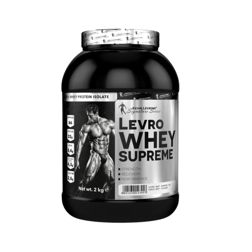 Kevin Levrone Whey Supreme 2kg Chocolate Premium Whey Protein for Lean Muscle Growth Recovery and Strength