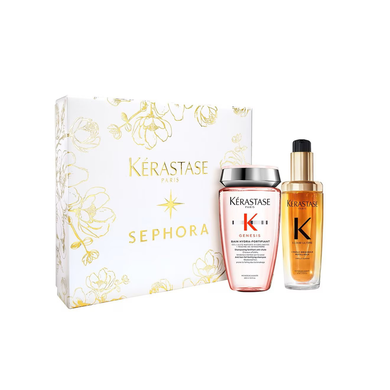 SEPHORA Elixir Ultime Oil & Genesis Shampoo Duo Festive Box