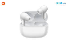 Xiaomi Redmi Buds 6 Pro in white are true wireless earbuds that offer high-resolution audio and a long battery life.