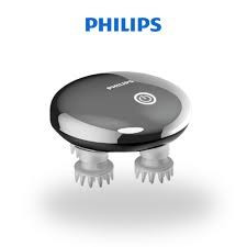 Philips PPM1301PK Head Massager – Waterproof, 3-Speed, Soft & Hard Silicone Heads, Deep Scalp Relaxation for Hair Growth and Stress Relief