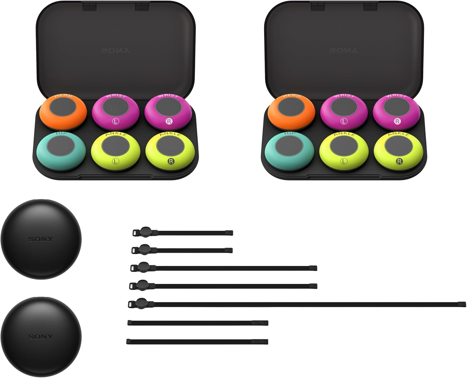 Sony mocopi 3D Mobile Motion Capture for VR and 3D Content Creation, Pro Kit Includes 2 Sets of mocopi Main Unit