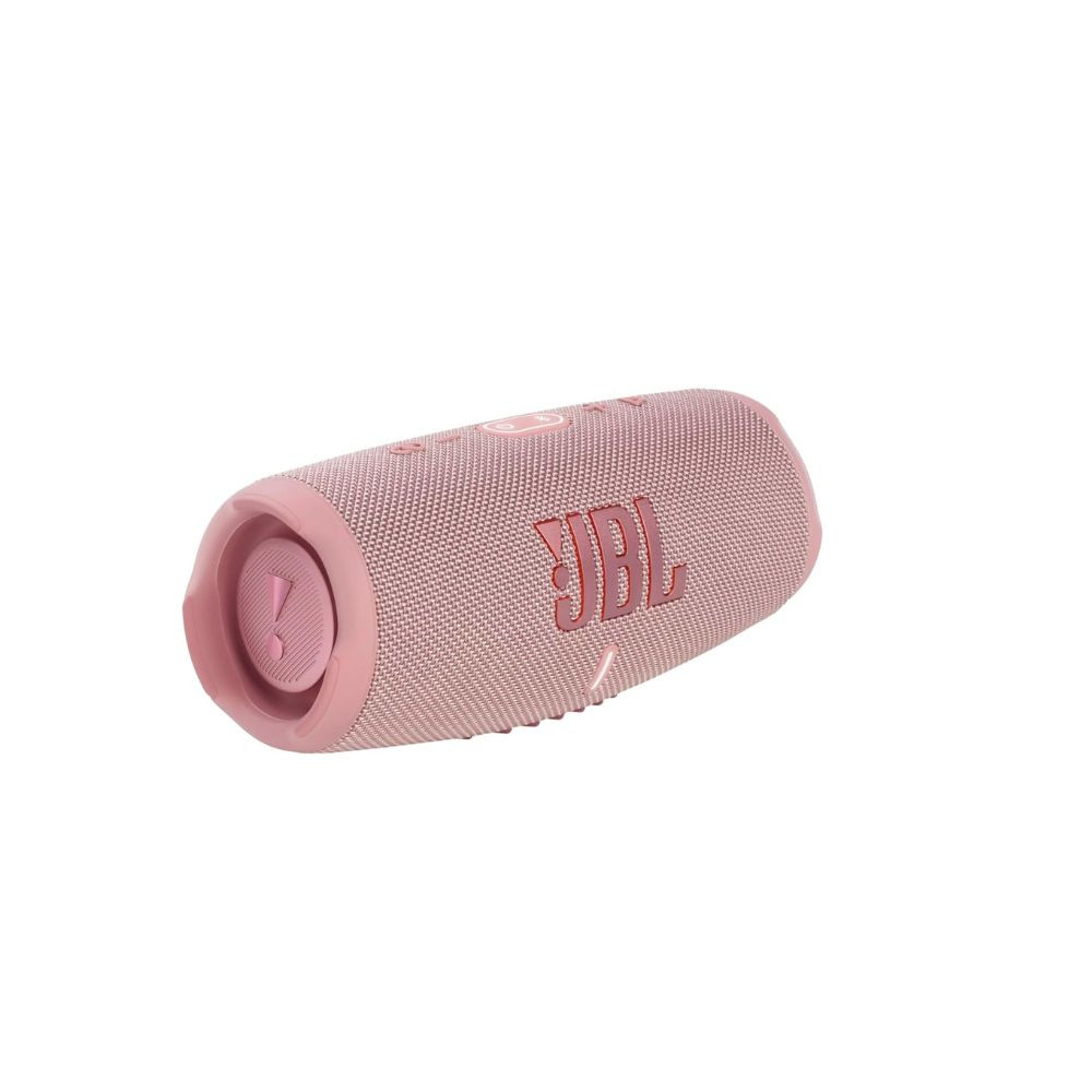 Charge 5 Portable Speaker - Built In Powerbank - Powerful Pro Sound - Dual Bass - 20H Battery - Ip67 Waterproof Pink