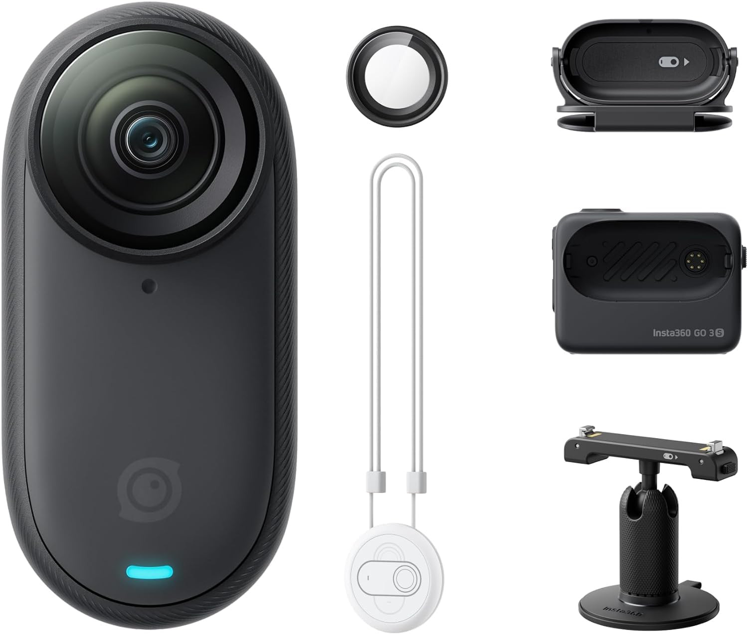 Insta360 GO3S 4K Action Camera with 64GB Memory (Black)