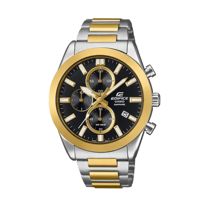 Edifice Standard Chronograph Stainless Steel Men Watch EFB-710SG-1AVUDF