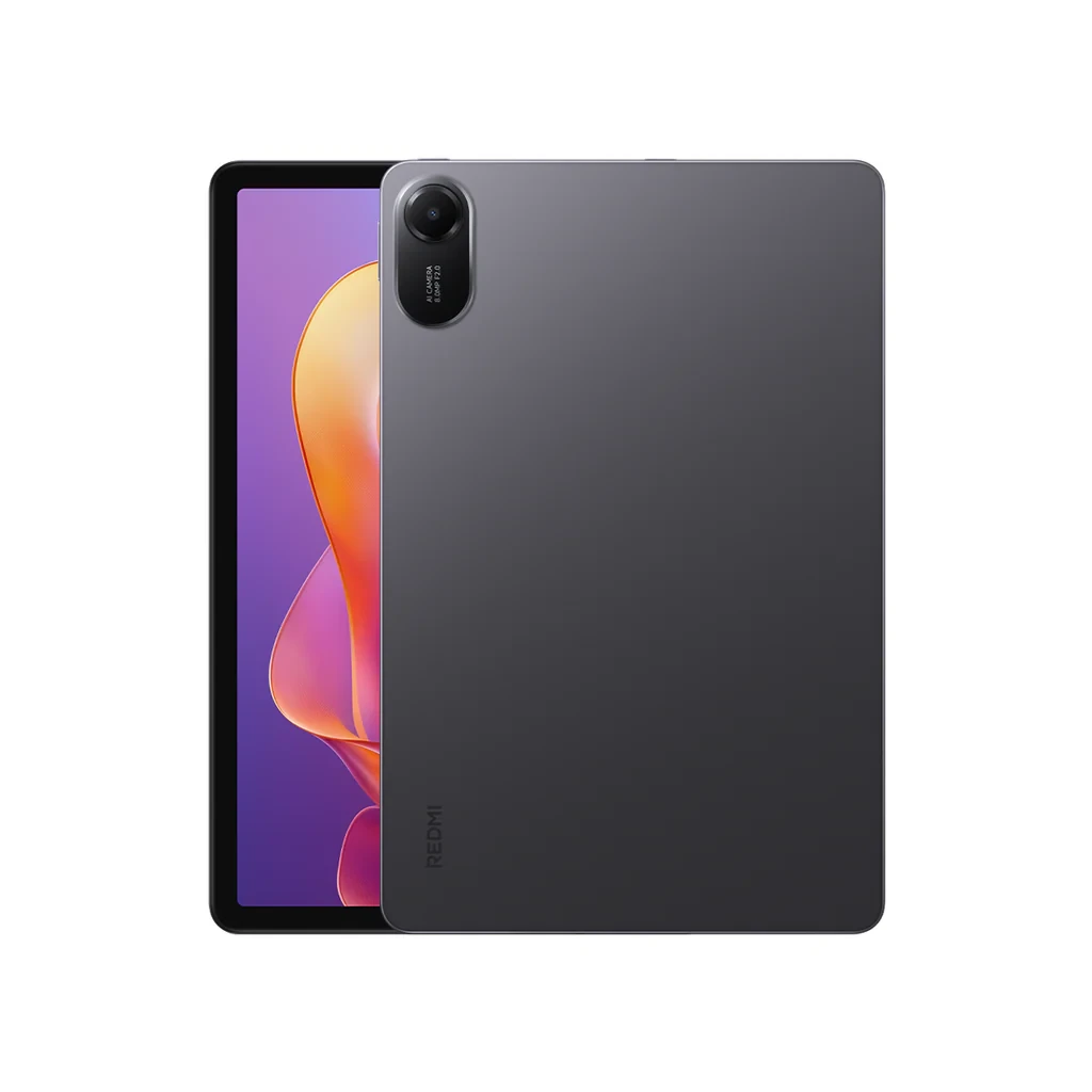 Xiaomi Redmi Pad 2 with gray color, 8GB of RAM, 256GB storage, and WiFi connectivity. It has an 11-inch display with a resolution of 2.5K and a 90Hz refresh rate.