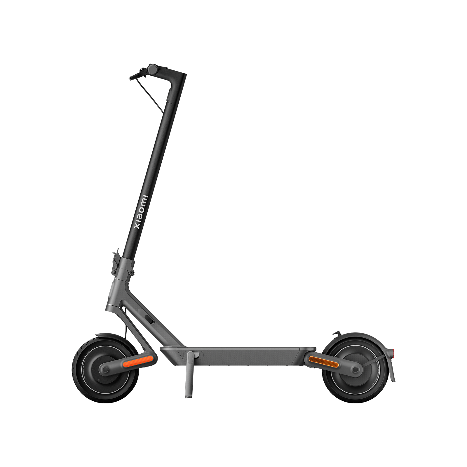 Xiaomi Electric Scooter 4 Ultra in black features a dual suspension system, offers a super long range of 70 kilometers, comes with 10-inch DuraGel tires, has a maximum speed of 25 kilometers per hour,