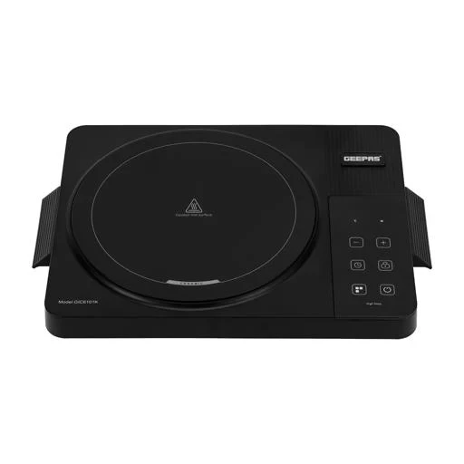 Geepas Digital Infrared Cooker GIC6101  2000W High-Power Electric Cooker  Touch Control  Digital Display  Large Heating Plate  Multi Functions