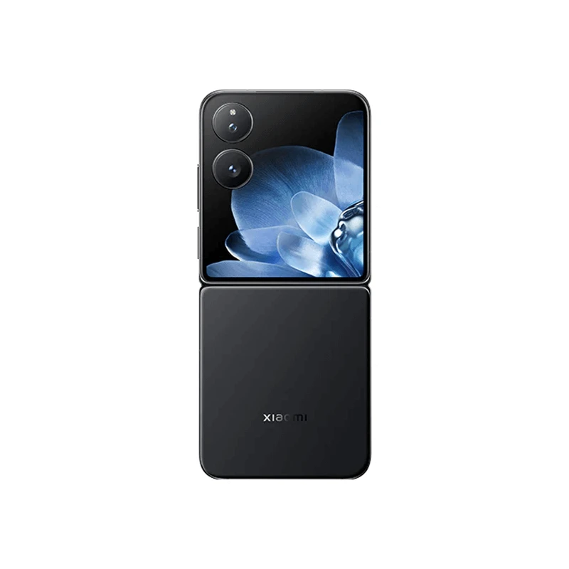 Xiaomi Mix Flip 5G in black with 12GB RAM and 512GB storage features a Snapdragon 8 Gen 3 processor.