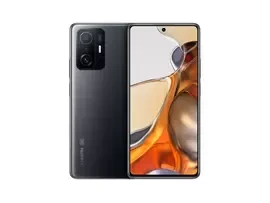 Xiaomi 11T Pro in Meteorite Gray with 8GB RAM and 128GB storage, featuring Snapdragon 888 processor, 120W HyperCharge fast charging, a 108MP pro-grade triple camera setup, and global 5G support.