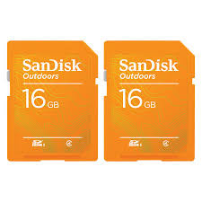 SanDisk 16GB Outdoors SDHC UHS-I Memory Card (2 Pack) (International Version