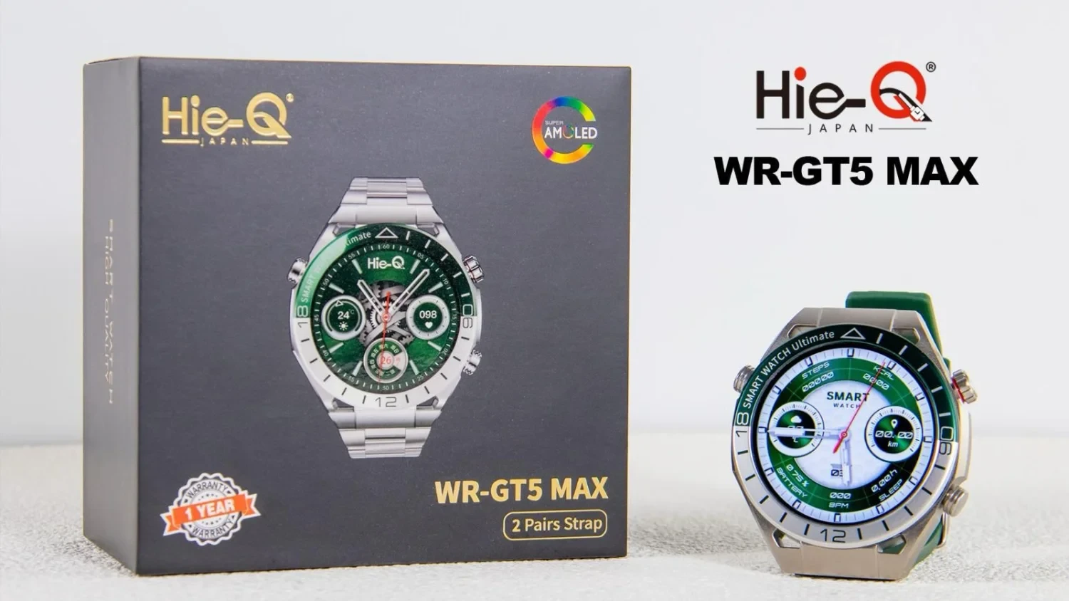 WR- GT5 MAX Smart Watch Wireless Charging Health Monitoring Customizable Dial Faces Smart announcements