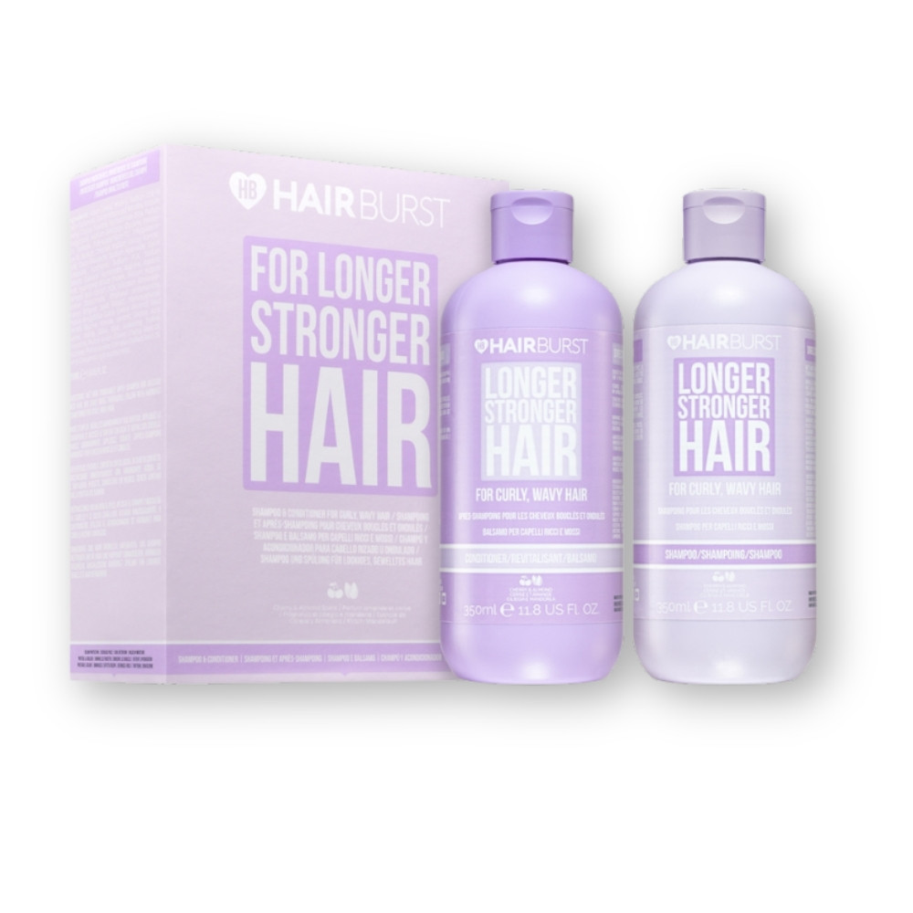 Hairburst Longer Stronger Hair Set for Curly Wavy Hair Strength Hydration Definition