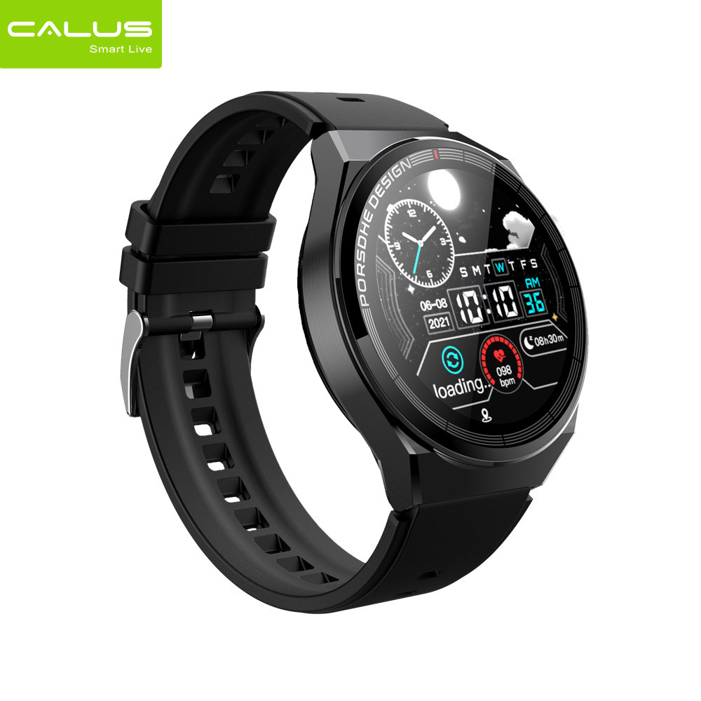 The Calus C3 Pro Smartwatch allows you to make Bluetooth calls, track your heart rate, and monitor your blood oxygen levels. It also lets you customize the display to suit your preferences.
