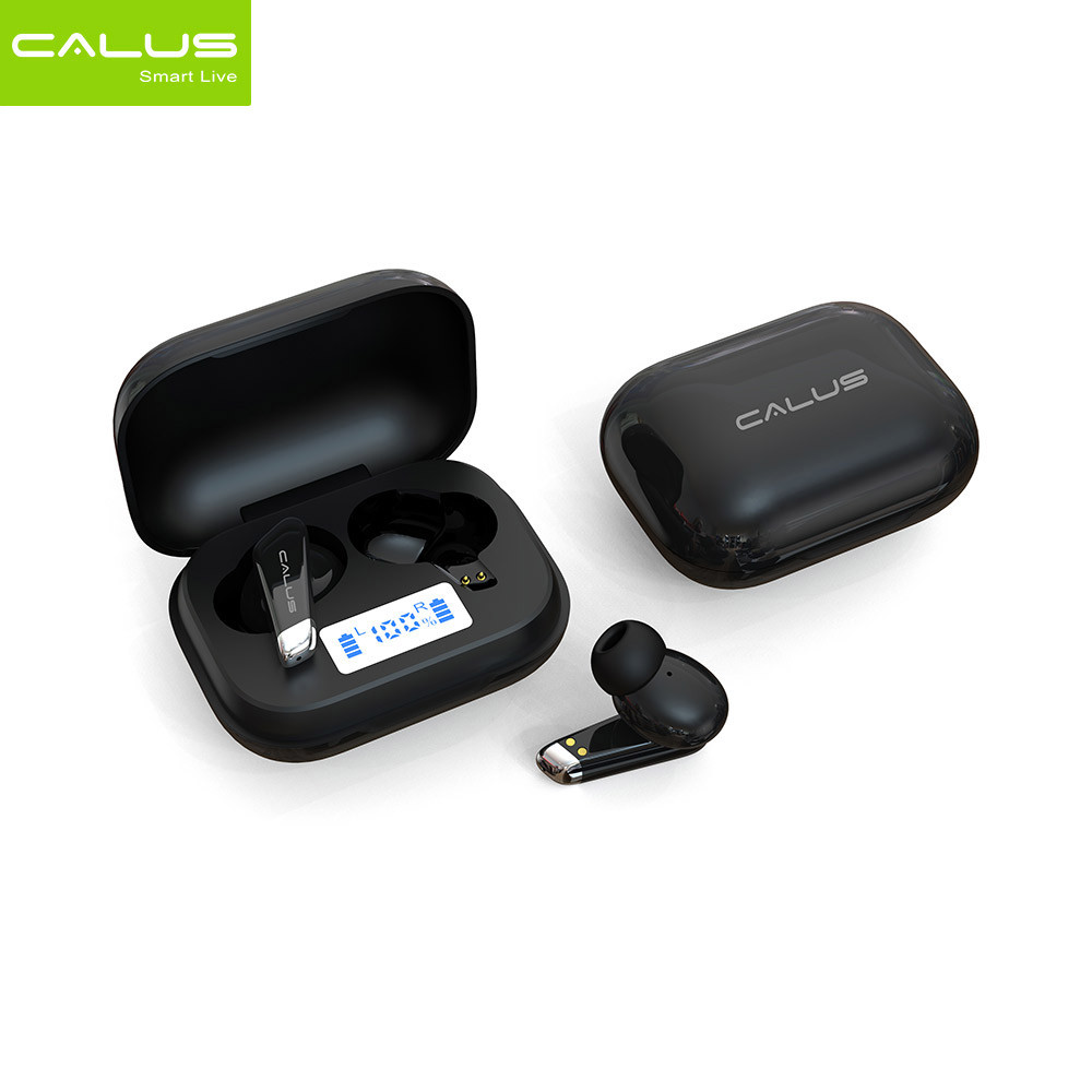 Calus C7P Pro Earbuds – Bluetooth 5.3 wireless earphones with ENC noise cancellation, deep bass sound, and up to 30 hours of battery life.