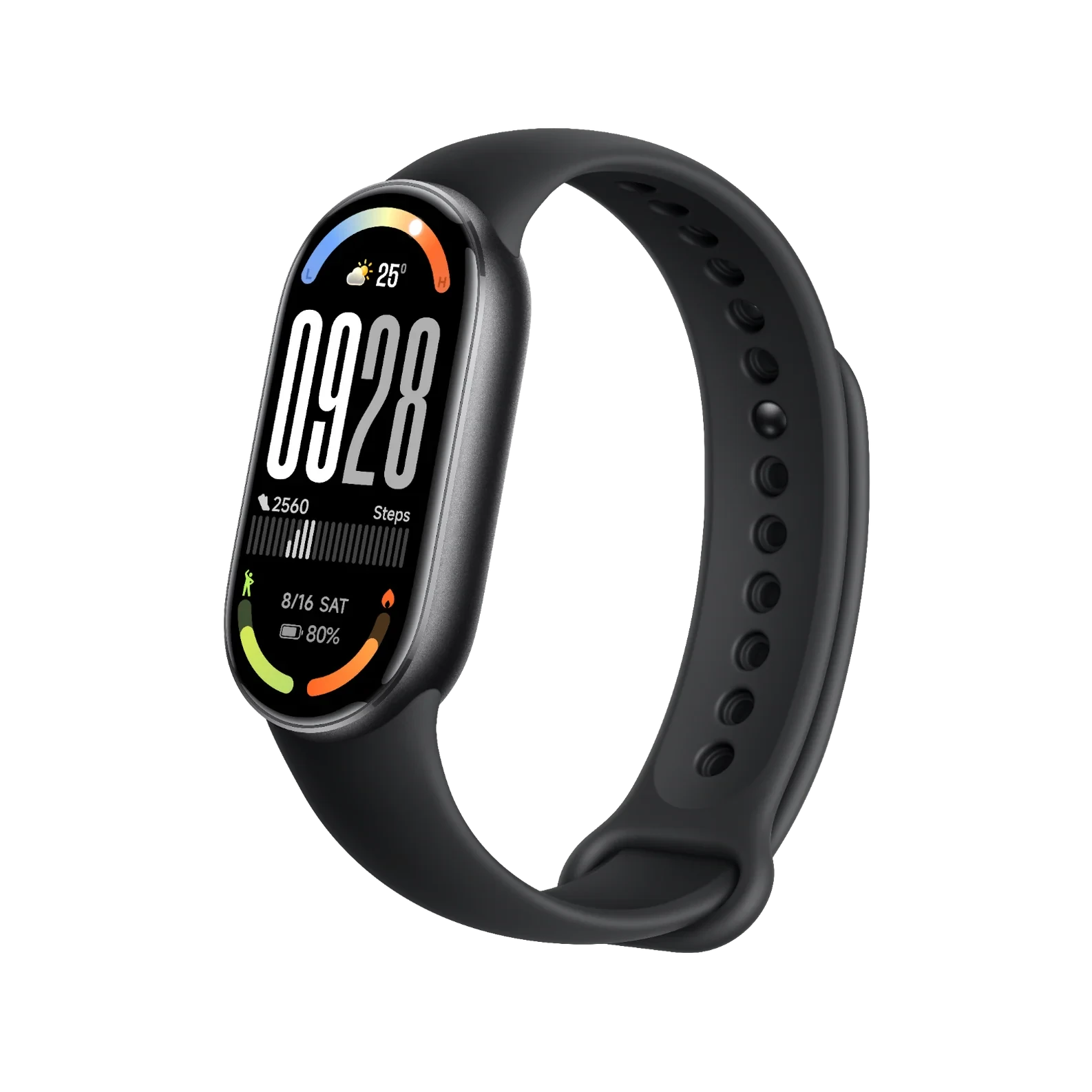 Xiaomi Mi Smart Band 10 (2025) – 1.72 inch AMOLED fitness smartwatch with 21 days of battery life, support for 150 plus sports modes.