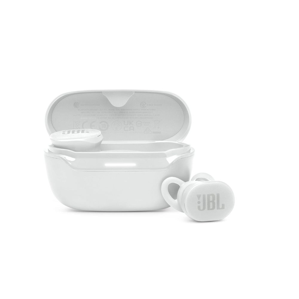 Endurance Race 2, True Wireless Bluetooth Earbuds, 48 hrs Battery, IP68 Water and Dust Resistance, Noise Cancellation, Pure Bass Sound, Smart Ambient, Sports Modes - JBLENDURACE2WHT White