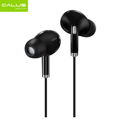 Calus CA-E10 Headphones – In-ear wired earphones featuring deep bass and an inline microphone.