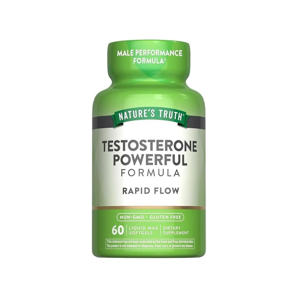 Nature’s Truth Testosterone Power for Men – Strength, Stamina & Vitality Support – 60 Softgels