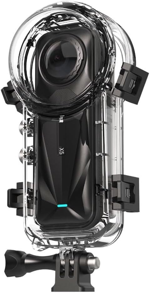 eWINNER Invisible Dive Case for Insta360 X5, Underwater 60M Waterproof Diving Housing