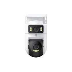 Xiaomi CW500 Dual-Lens Outdoor Security Camera features Dual-Band Wi-Fi 6, 2.5K UHD resolution, full-color night vision, AI detection, and IP66 waterproof rating.
