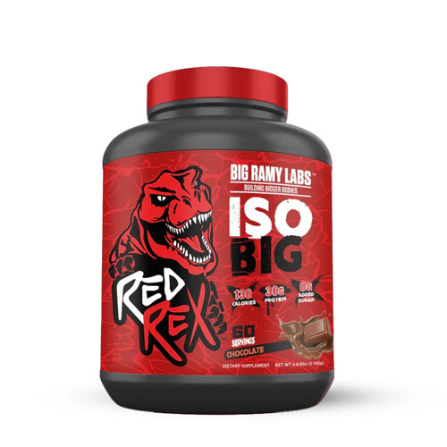 RED REX ISO Big – 4.63 Lb Whey Protein Isolate for Lean Muscle