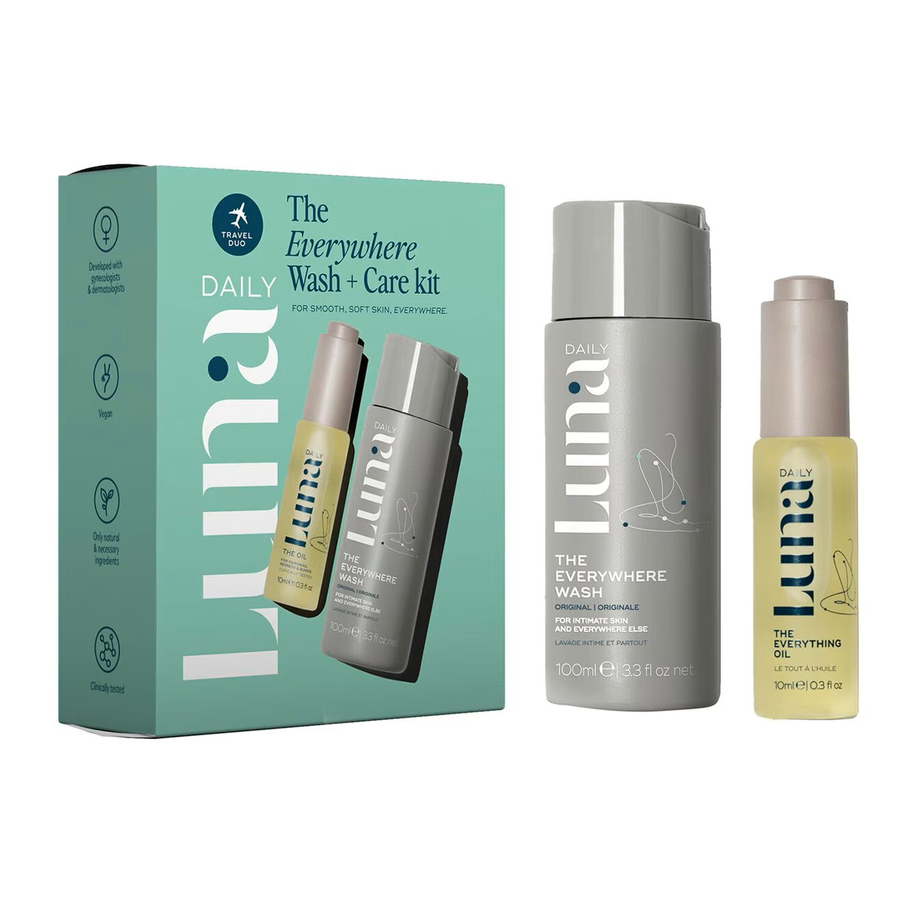 SEPHORA The Everywhere Wash + Care Kit – With Prebiotics + Vitamins