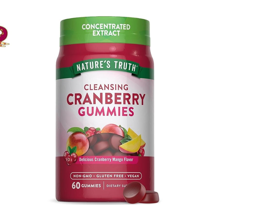 Nature’s Truth Cleansing Cranberry Gummies| Urinary Tract & Detox Support| 60 Gummies